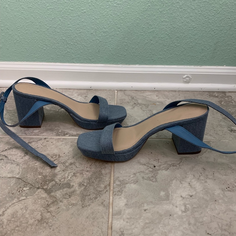 Blue JustFab Sandals